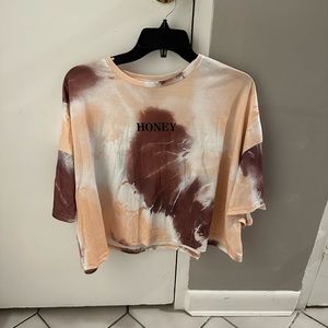 Tye dye crop top